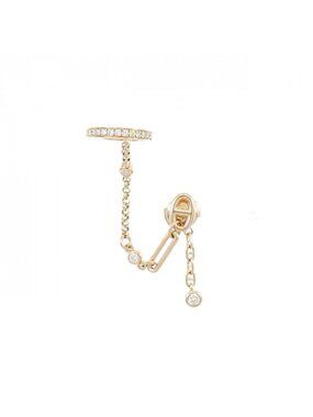 Hermes Diamond Single Earrings